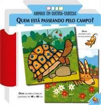 Animais em Quebra-Cabeças - Quem Está Passeando Pelo Campo