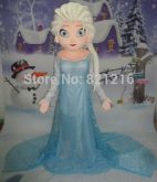 Fantasia mascote adulto Elsa