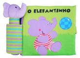 O Elefantinho - Livro de Pano - Com Brinquedo de Pelúcia