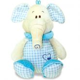 Elefante xadrez- Azul Buba-esgotado