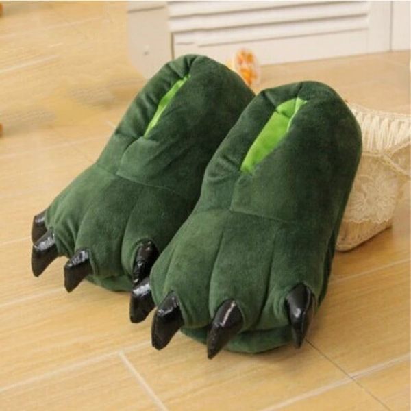 Pantufa Dino verde